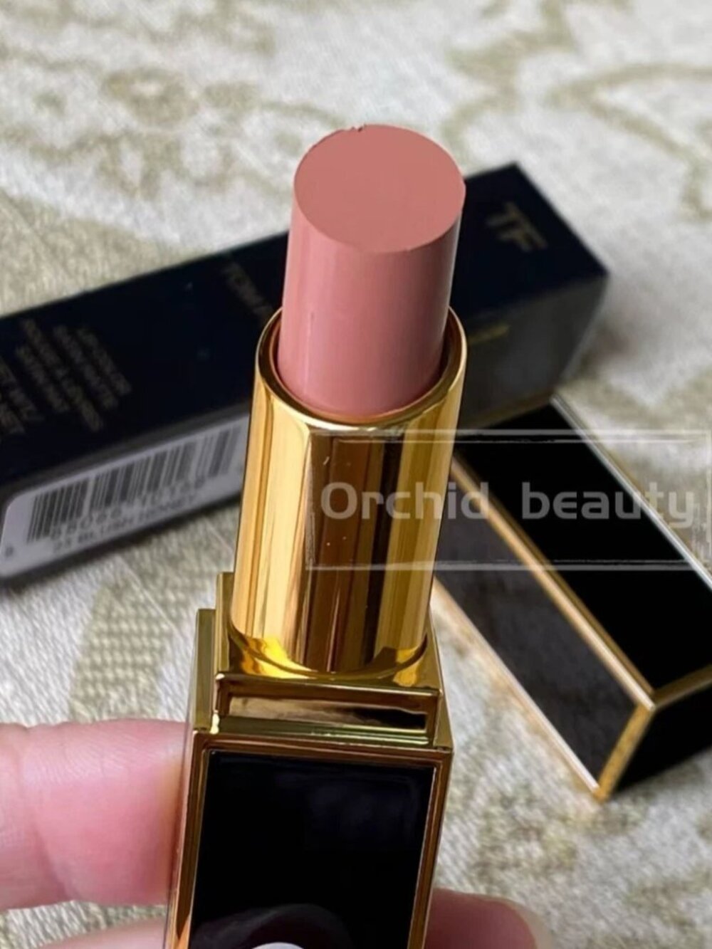 New Tom Ford Lip Color Satin Matte Lipstick~Blush Honey~Full Size 3.3 g~RARE